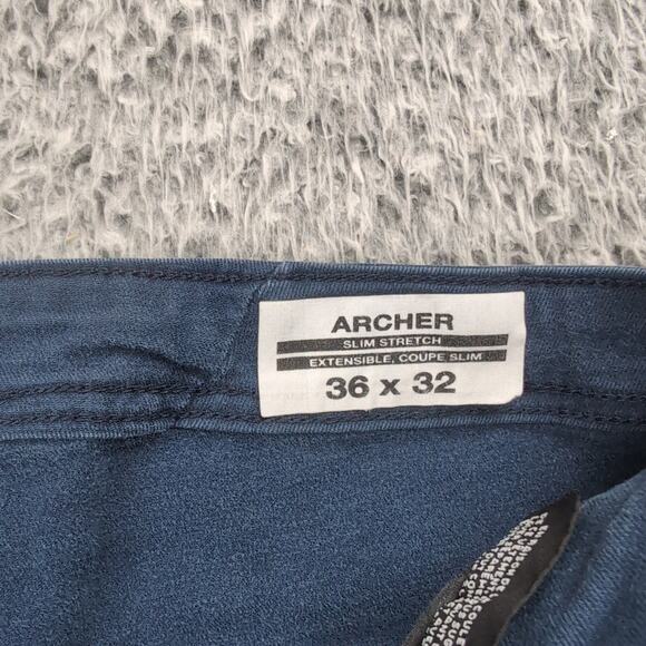 Buffalo David Bitton Jeans Men 36x32 Blue Stretch Archer Slim Fit Denim Preppy - Picture 4 of 10